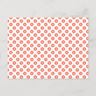 Carte Postale saumon Motif "Kanoko" - Fawn Spot
