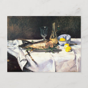 Carte Postale Saumon par Édouard Manet