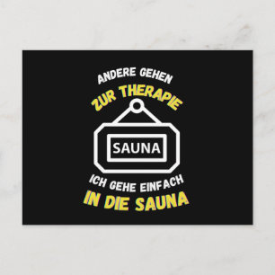 Carte Postale Sauna Autres Aller À Thérapie Saunas