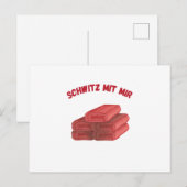 Carte Postale Saunas de sueur avec moi (Devant / Derrière)