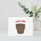 Carte Postale Saunas de sueur avec moi Saunas (Debout devant)