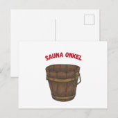 Carte Postale Saunas de sueur avec moi Saunas (Devant / Derrière)