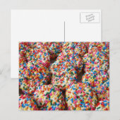 Carte Postale Saupoudrer Cookies amusant Baking Photography (Devant / Derrière)