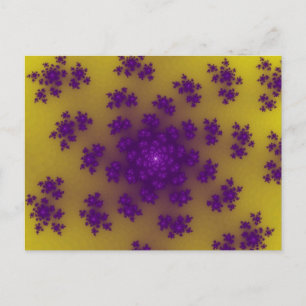 Carte Postale Saupoudrer de banane florale