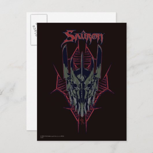 Carte Postale Sauron Icon (Devant / Derrière)