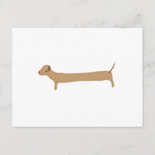 Carte Postale Sausage Dog Love
