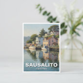 Carte Postale Sausalito Californie (Debout devant)