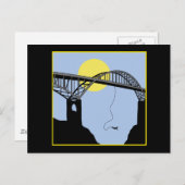 Carte Postale Saut de Bungee (Devant / Derrière)