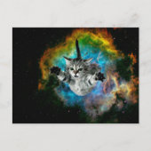 Carte Postale Saut de chats dans l'espace (Devant)