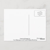 Carte Postale Sauter à Père Noël Monica Beach (Dos)