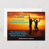 Carte Postale Sauter la chambre (Devant / Derrière)