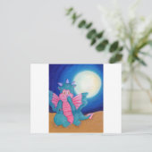 Carte Postale Sauter le dragon magique (Debout devant)