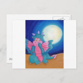 Carte Postale Sauter le dragon magique (Devant / Derrière)