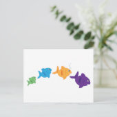 Carte Postale Sauts de poisson (Debout devant)