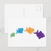 Carte Postale Sauts de poisson (Devant / Derrière)