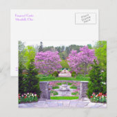 CARTE POSTALE, SAUTS GARDENS IN BLOOM (PHOTOG) (Devant / Derrière)