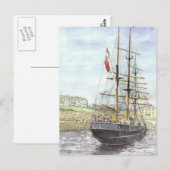 Carte postale 'Sauvegarder' (Devant / Derrière)
