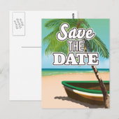 Carte Postale Sauvegarder la date (Devant / Derrière)