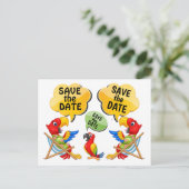 CARTE POSTALE SAUVER LA DATE (Debout devant)