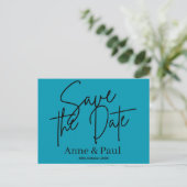 Carte Postale sauver la date (Debout devant)