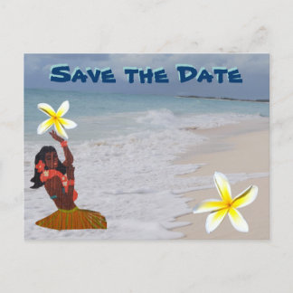 Carte Postale Sauver la date Hawaii 