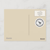 CARTE POSTALE SAUVER L'OISEAU DE DODO (Dos)