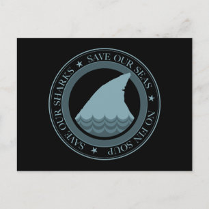 Carte Postale sauver nos requins