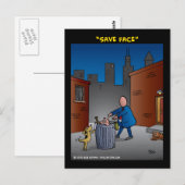 Carte Postale "Sauvez la face" (Devant / Derrière)