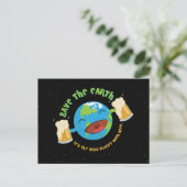 Carte Postale Sauvez la Terre (Debout devant)