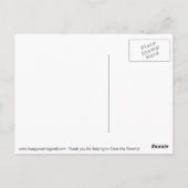 Carte Postale Sauvez le marais Twitchy et Beulah Green (Dos)