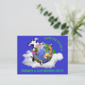 Carte Postale Sauvez le monde (Debout devant)
