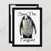 Carte Postale Sauvez Le Panguin ! (Devant / Derrière)