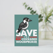 Carte Postale Sauvez le pic-rouge (Debout devant)