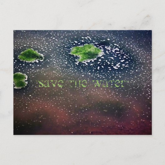 Carte Postale "Sauvez l'eau" (Devant)