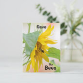 Carte Postale Sauvez Les Abeilles (Debout devant)