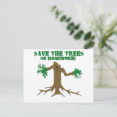 Carte Postale Sauvez Les Arbres (Debout devant)