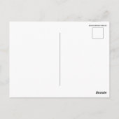 Carte Postale Sauvez les déchets plastiques de l'interdiction de (Dos)