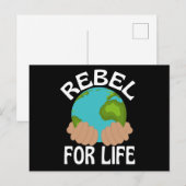 Carte Postale Sauvez notre planète Extinction Rebellion Climate (Devant / Derrière)