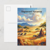 Carte Postale Savane de Rupununi Guyana (Devant / Derrière)