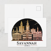 Carte Postale Savannah (Devant / Derrière)