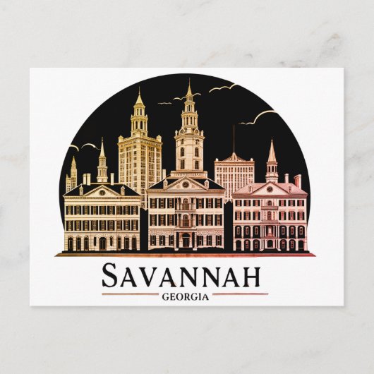 Carte Postale Savannah (Devant)