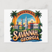 Carte Postale Savannah (Devant)