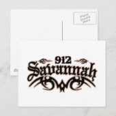 Carte Postale Savannah 912 (Devant / Derrière)