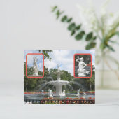 Carte Postale Savannah Forsyth Fountain Park Géorgie Photo (Debout devant)