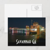Carte Postale Savannah GA (Devant / Derrière)