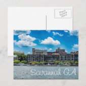 Carte Postale Savannah GA (Devant / Derrière)