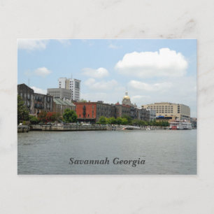Carte postale Savannah Georgia