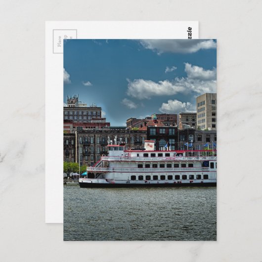 Carte Postale savannah georgia architecture historique ancienne  (Devant / Derrière)