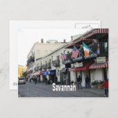 Carte Postale Savannah Georgia GA (Devant / Derrière)