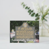 Carte Postale Savannah, Géorgie (Debout devant)